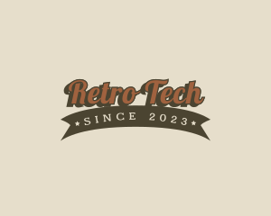 Retro Generic Shop logo design