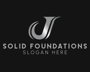 High End - Luxury Gradient Letter J logo design