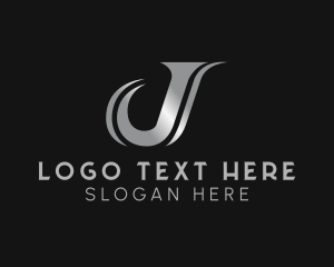 Cosmetics - Luxury Gradient Letter J logo design