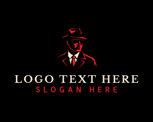 Mobster - Spy Man Detective logo design