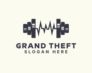 Bodybuilding - Heartbeat Barbell Gym logo design