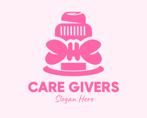 Pink Ribbon Cake Logo