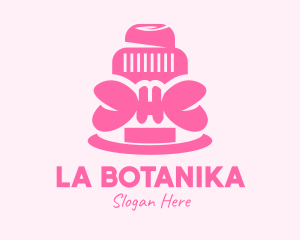 Pink Ribbon Cake Logo