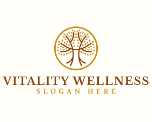 Tree Nature Wellness logo design