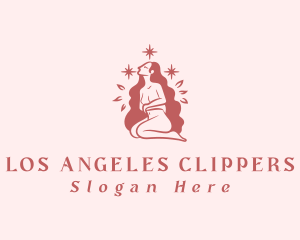 Female Nude Goddess Logo