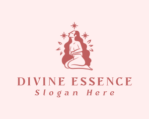 Female Nude Goddess logo design