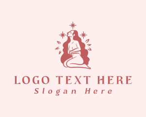 Female Nude Goddess Logo