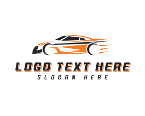 Racing - Automotive Fast Car logo design