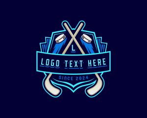 Goal Net - Hockey Sport Tournament logo design