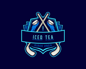 Hockey Sport Tournament logo design