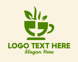 Grammar - Tea Cup Quote logo design