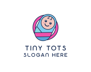 Pediatrician - Baby Swaddle Circle logo design