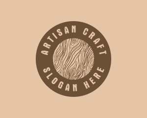 Craft - Timber Woodgrain Craft logo design