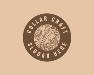 Timber Woodgrain Craft logo design