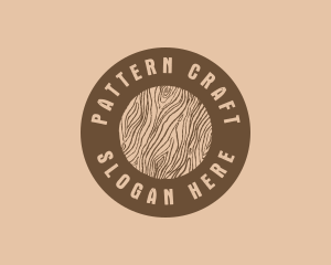 Timber Woodgrain Craft logo design