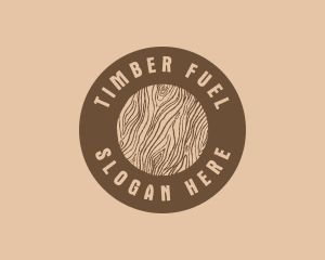 Timber Woodgrain Craft logo design