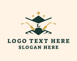 Welding Torch - Industrial Torch Repair logo design