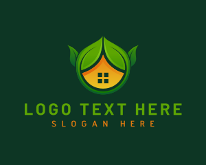 Grass - Leaf House Landscaping logo design