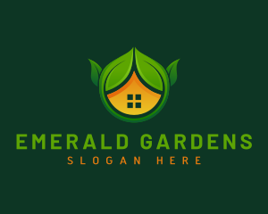 Leaf House Landscaping logo design