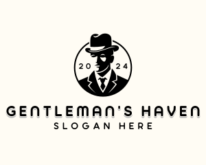 Man Tailoring Stylist logo design