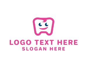Teeth - Happy Tooth Dentist logo design