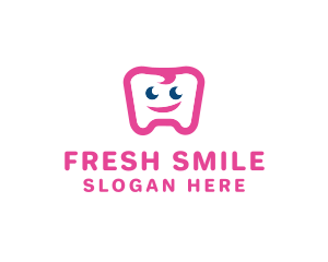 Toothpaste - Happy Tooth Dentist logo design
