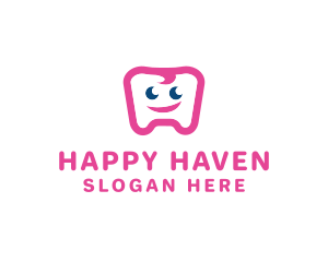 Happy Tooth Dentist  logo design