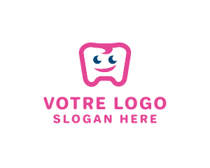 Dentist - Happy Tooth Dentist logo design