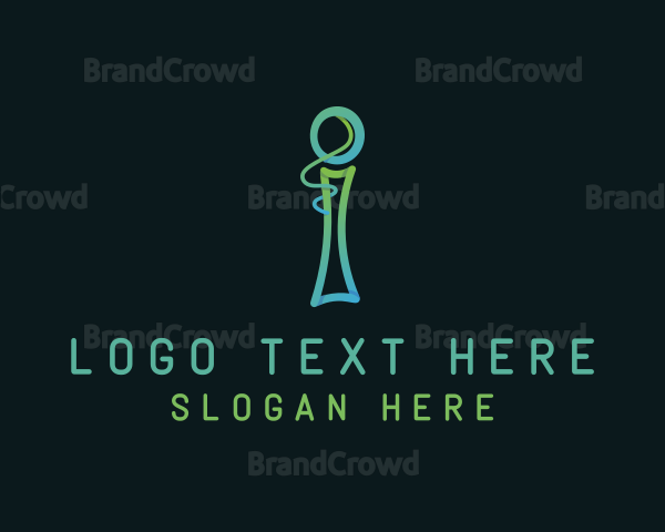 Business Startup Letter I Logo