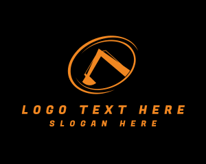 Construction - Construction Mining Excavator logo design