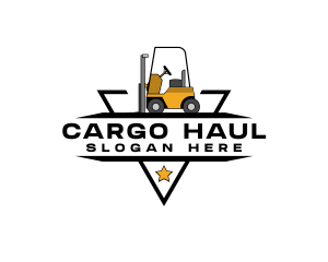 Heavy Equipment Forklift logo design