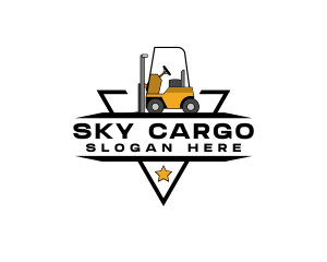 Heavy Equipment Forklift logo design