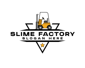 Heavy Equipment Forklift logo design