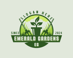 Plant Garden Landscaper logo design