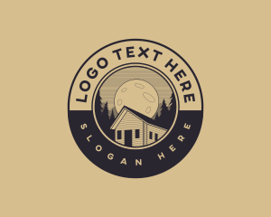 Landscape - Cabin House Woods logo design