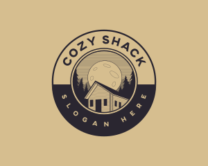 Shack - Cabin House Woods logo design