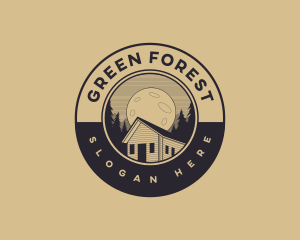 Woods - Cabin House Woods logo design