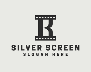 Vlogger - Film Production Letter K logo design