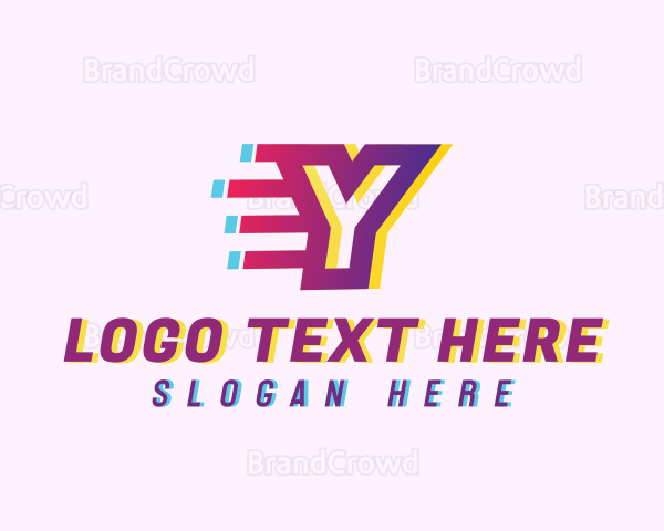 Speedy Motion Letter Y Logo