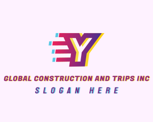 Speedy Motion Letter Y  Logo