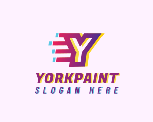 Speedy Motion Letter Y  logo design