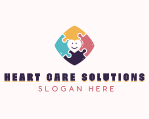 Jigsaw Puzzle Nursery logo design