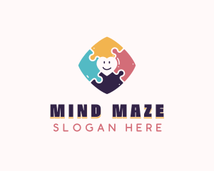 Puzzle - Heart Jigsaw Puzzle logo design