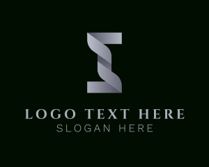 Black And White - Stylish Letter I logo design