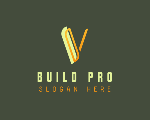 Modern Gradient Letter V Logo