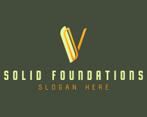 Modern Gradient Letter V Logo
