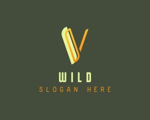 Digital - Modern Gradient Letter V logo design