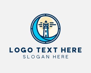 Guidance - Lighthouse Marina Harbor logo design