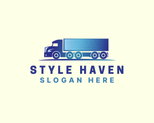 Trailer - logistics Delivery Truck logo design