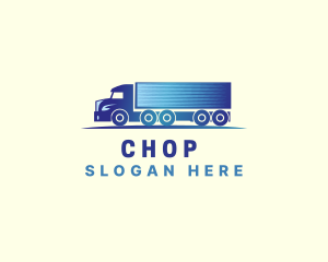 Trailer - logistics Delivery Truck logo design